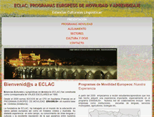 Tablet Screenshot of eclacprogramaseuropeosdemovilidad.com